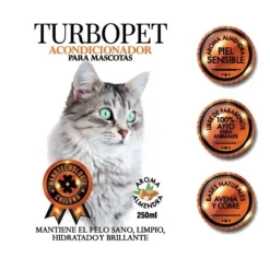 Acondicionador Turbopet Para Gato 250 Ml