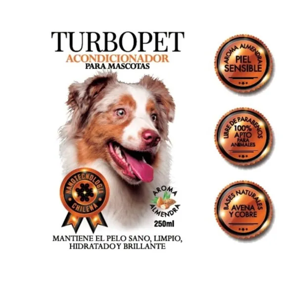 Acondicionador Turbopet Para Perro 250 Ml