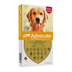 Advocate Perros 10 A 25Kg Antiparasitarios