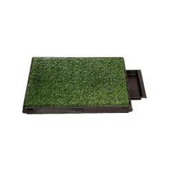 Alfombrilla De Entrenamiento De C Sped Con Bandeja