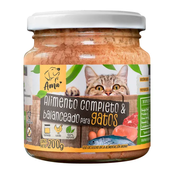 Ama Alimento Natural Para Gatos