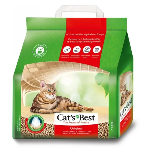 Arena Para Gatos Cats Best Original Vegetal
