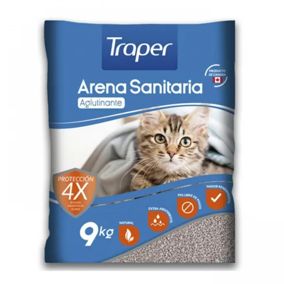 Arena Para Gatos Sanitaria Traper