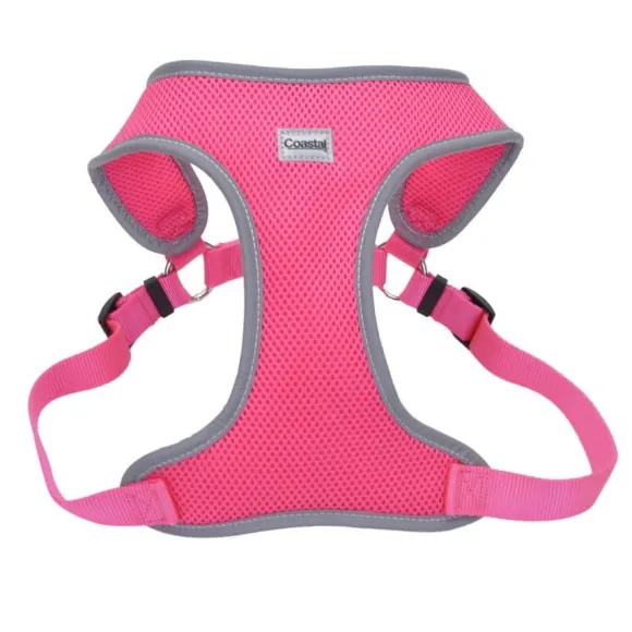 Arn S Reflective Wrap Adjustable Dog, Neon Pink