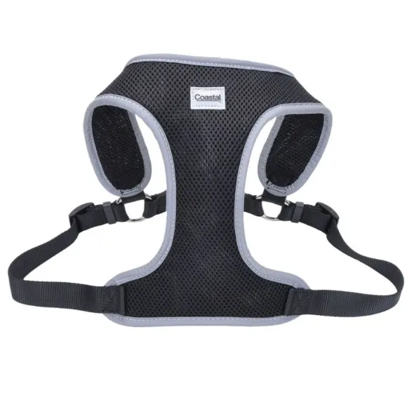 Arn S Reflective Wrap Adjustable Dog, Black