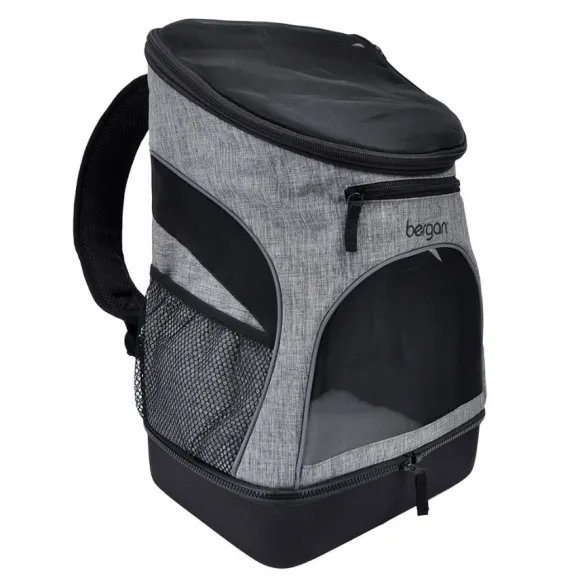 Backpack Pet Carrier, Heather Grey