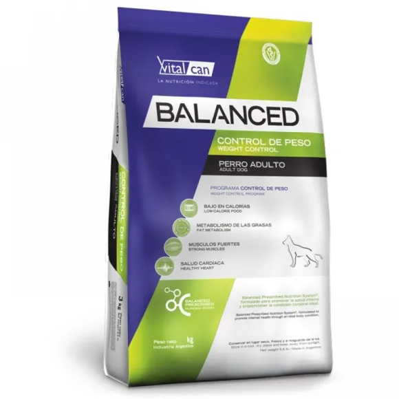 Balanced Control De Peso - Perro