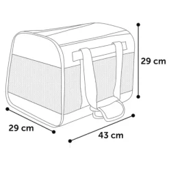 Bolsa De Transporte Hakon Negro 43X29X29 Cm