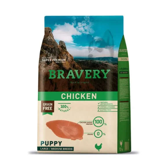 Bravery Chicken Puppy Alimento Para Perro
