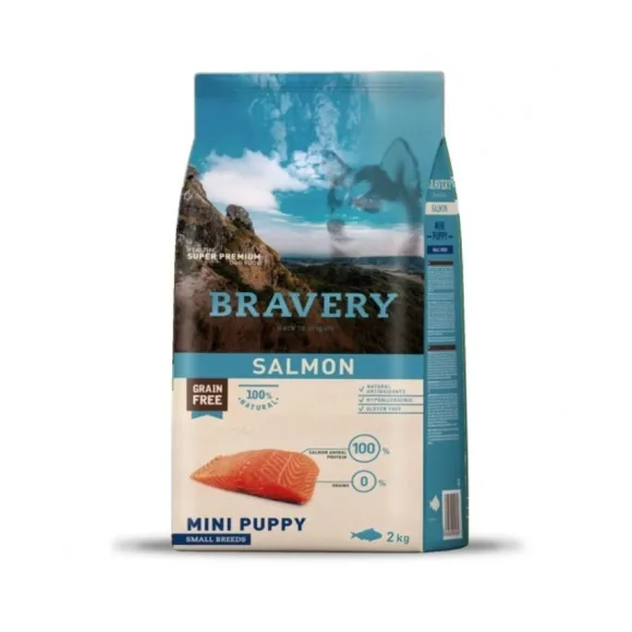 Bravery Dog Salmon Mini Puppy Small Breeds Alimento Para Perro