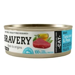 Bravery Lomo De At N Y Guisantes Alimento H Medo Para Gatos