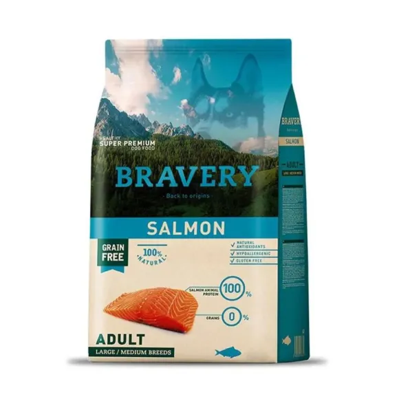 Bravery Salmon Adult Alimento Para Perro
