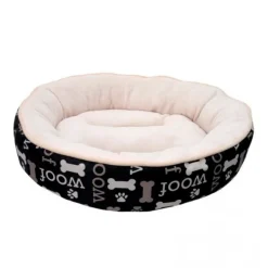 Cama Para Perro Dogit Dreamwell Redonda Negra