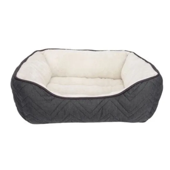 Cama Para Perro Dogit Dreamwell Rectangular Gris Gris/Blanco