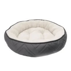 Cama Para Perro Dogit Dreamwell Redonda Gris