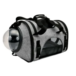 Cat Carrier, Heather Grey