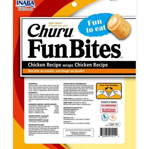Churu Fun Bites Pollo Para Perro