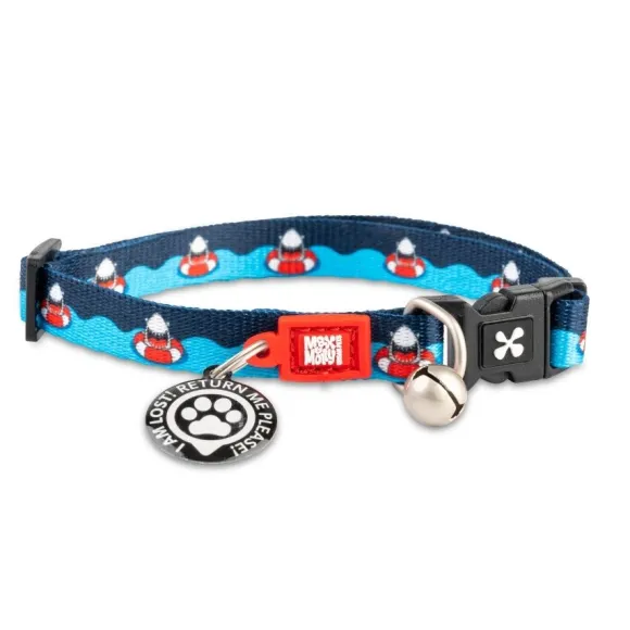 Collar Con Smart Id Para Gatos Frenzy The Shark