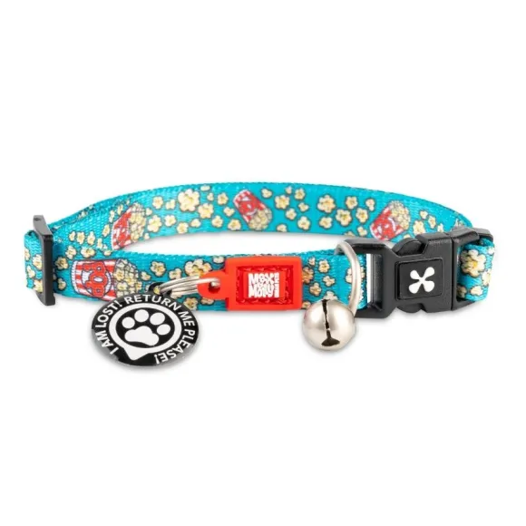 Collar Con Smart Id Para Gatos Popcorn