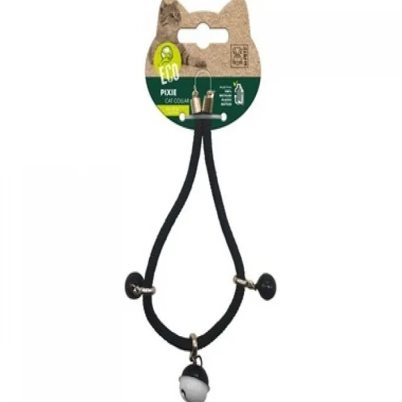 Collar Pixie Gato Eco Negro