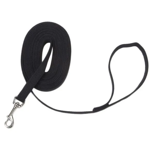 Correa Cotton Web Dog Training, Black