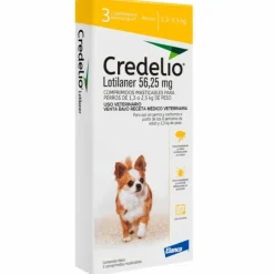 Credelio 56,25 Mg X 3 (1,3 - 2,5 Kg) Antiparasitarios