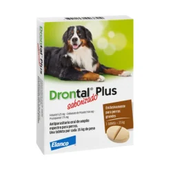 Desparasitante Drontal Plus A Partir De 35Kg . Plus