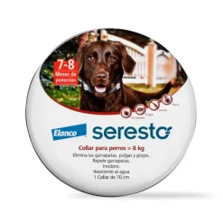 Desparasitante Seresto Collar Para Perros Antiparasitarios Desde 8 Kg