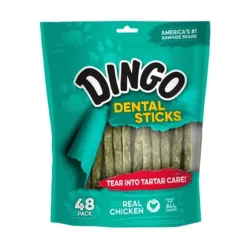 Dingo Dental Stick Huesitos 48 Pk