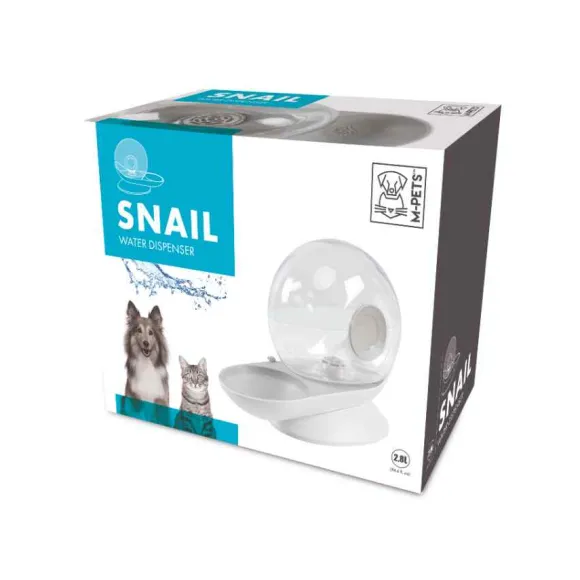 Dispensador De Agua Snail Para Mascotas 2800 Ml