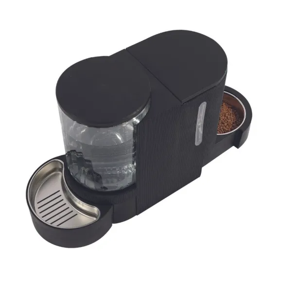 Dispensador Duplo De Comida Y Agua