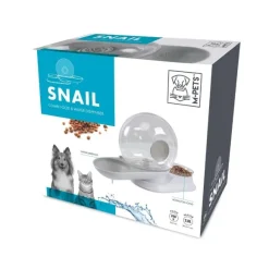 Dispensador Snail Combi Comida Y Agua