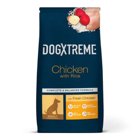 Dogxtreme Adult Pollo Y Arroz Alimento Para Perro