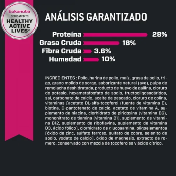 Eukanuba Adulto Small Alimento Para Perro