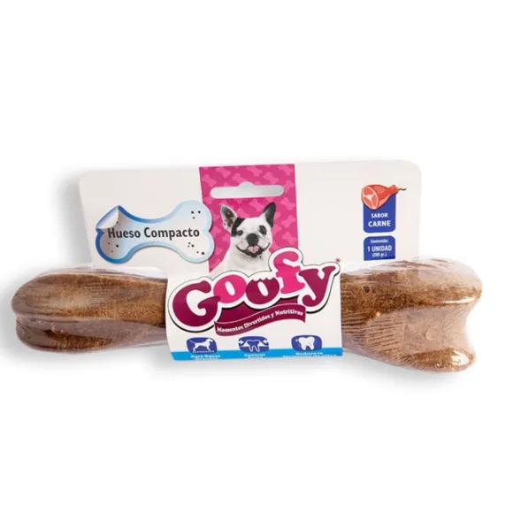Goofy Hueso Compacto Snack Para Perros