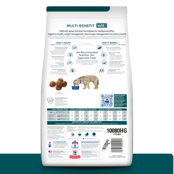 Hills Canine W/D Digestive / Weight / Glucose Mgmt.