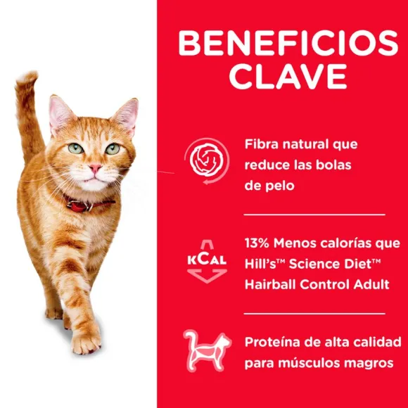 Hills Feline Adult Hairball Control Light 3.17 Kg