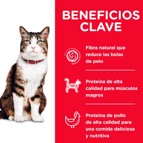 Hills Feline Adult Hairball Control Alimento Para Gato