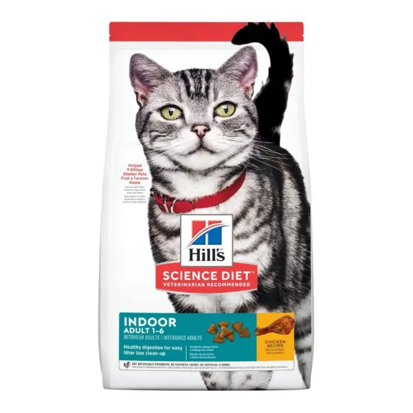 Hills Feline Adult Indoor 1.58 Kg Alimento Para Gato