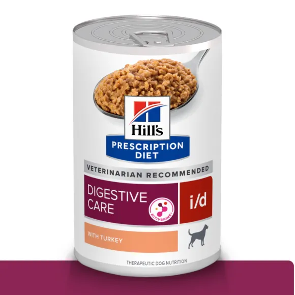 Hills Lata Canine I/D Cuidado Digetivo Alimento H Medo Para Perros