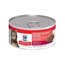 Hill'S Science Diet Alimento H Medo Para Gatos Adultos Sabor Salm N 156 Gr