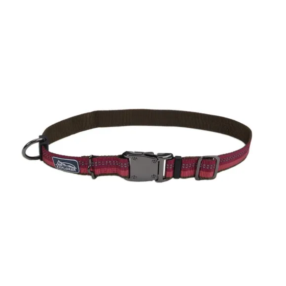 K9 Explorer Collar Guinda