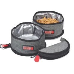 Kong Fold-Up Travel Double Bowl