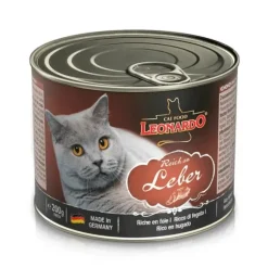 Leonardo Lata Quality Selection Higado Alimento H Medo Para Gatos 200G