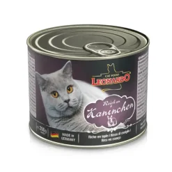 Leonardo Lata Quality Selection Conejo Alimento H Medo Para Gatos 200G