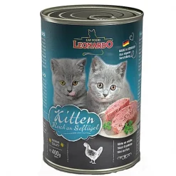 Leonardo Lata Quality Selection Kitten Alimento H Medo Para Gatos 400 Gr