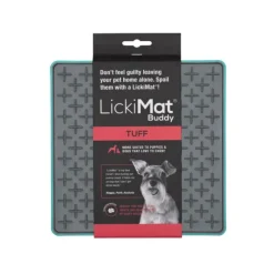 Lickimat Plato Interactivo Buddy Tuff Turquesa