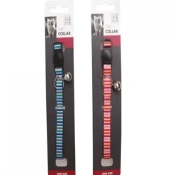 Lines Cat Collar Mpets Color Aleatorio ( Azul O Rojo )