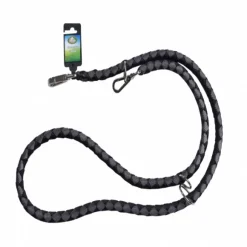 Mascan Correa Ramal Trenzada Para Perros Negro