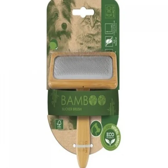 Mpets Cepillo Liso Eco De Bamboo